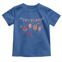 250 Years American 1776 2026 Toddler T Shirt Patriotic Watermelon Hotdog Firework 250th 4th July Independence Day
