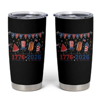 250 Years American 1776 2026 Tumbler Cup Patriotic Watermelon Hotdog Firework 250th 4th July Independence Day
