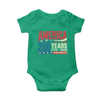 250th Anniversary USA Baby Onesie Retro 250 Years American 1776 2026 US Flag