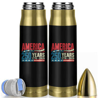 250th Anniversary USA Bullet Tumbler Retro 250 Years American 1776 2026 US Flag
