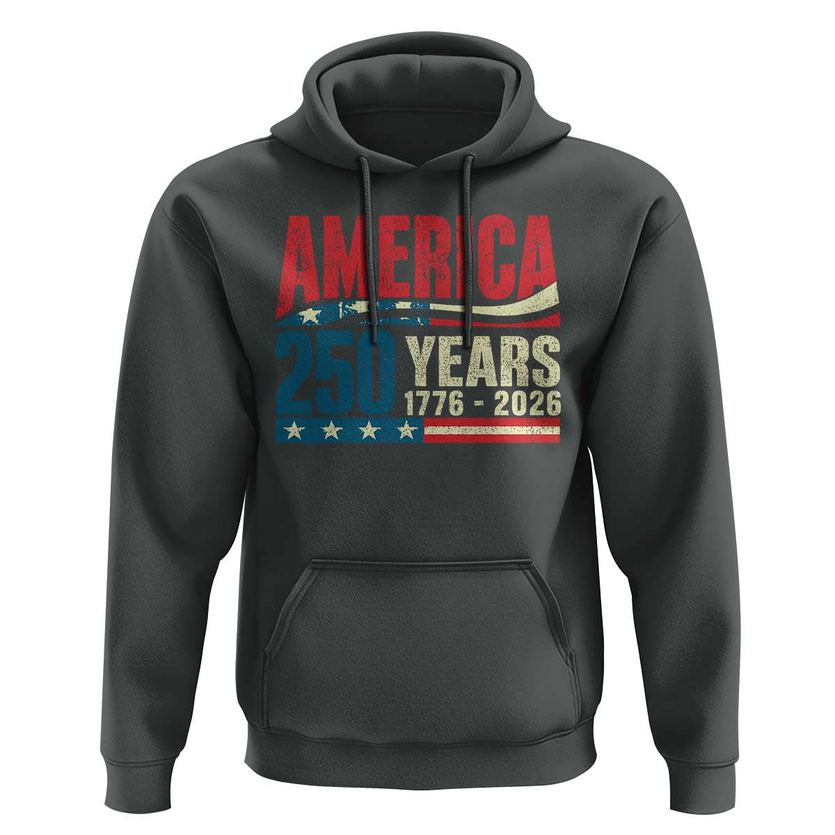 250th Anniversary USA Hoodie Retro 250 Years American 1776 2026 US Flag