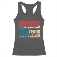 250th Anniversary USA Racerback Tank Top Retro 250 Years American 1776 2026 US Flag