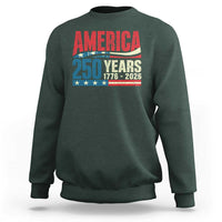 250th Anniversary USA Sweatshirt Retro 250 Years American 1776 2026 US Flag