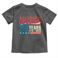 250th Anniversary USA Toddler T Shirt Retro 250 Years American 1776 2026 US Flag