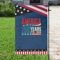 250th Anniversary USA Patriotic Garden Flag Retro 250 Years American 1776 2026 US Flag