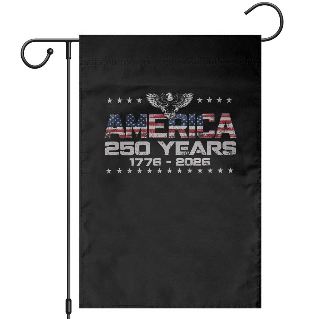 250th Anniversary USA Garden Flag Vintage Eagle 250 Years American 1776 2026 US Flag