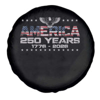 250th Anniversary USA Spare Tire Cover Vintage Eagle 250 Years American 1776 2026 US Flag