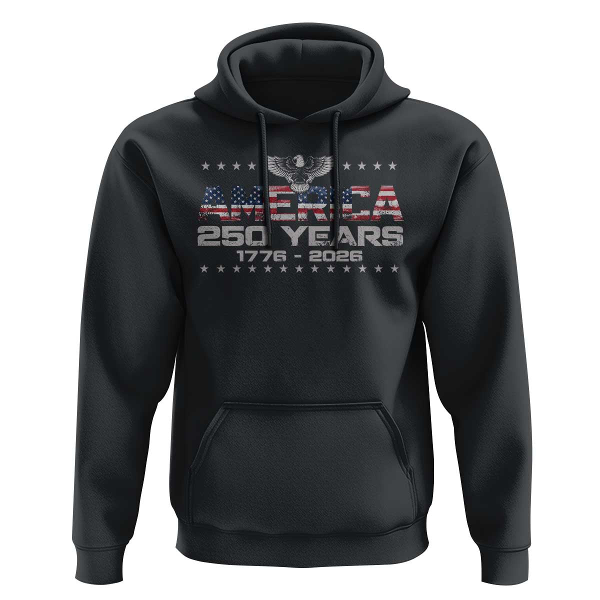 250th Anniversary USA Hoodie Vintage Eagle 250 Years American 1776 2026 US Flag