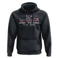 250th Anniversary USA Hoodie Vintage Eagle 250 Years American 1776 2026 US Flag