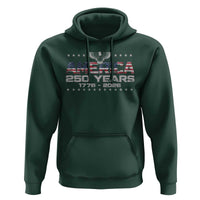 250th Anniversary USA Hoodie Vintage Eagle 250 Years American 1776 2026 US Flag