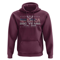250th Anniversary USA Hoodie Vintage Eagle 250 Years American 1776 2026 US Flag