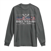 250th Anniversary USA Long Sleeve Shirt Vintage Eagle 250 Years American 1776 2026 US Flag