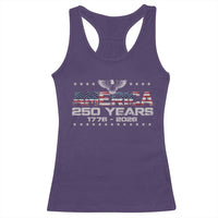250th Anniversary USA Racerback Tank Top Vintage Eagle 250 Years American 1776 2026 US Flag