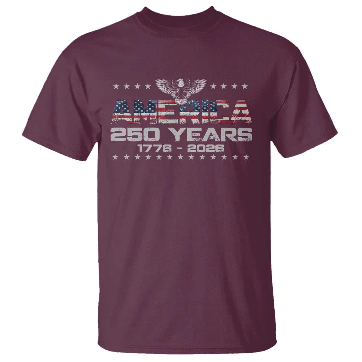 250th Anniversary USA T Shirt Vintage Eagle 250 Years American 1776 2026 US Flag