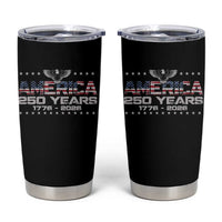 250th Anniversary USA Tumbler Cup Vintage Eagle 250 Years American 1776 2026 US Flag