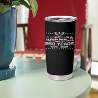 250th Anniversary USA Tumbler Cup Vintage Eagle 250 Years American 1776 2026 US Flag
