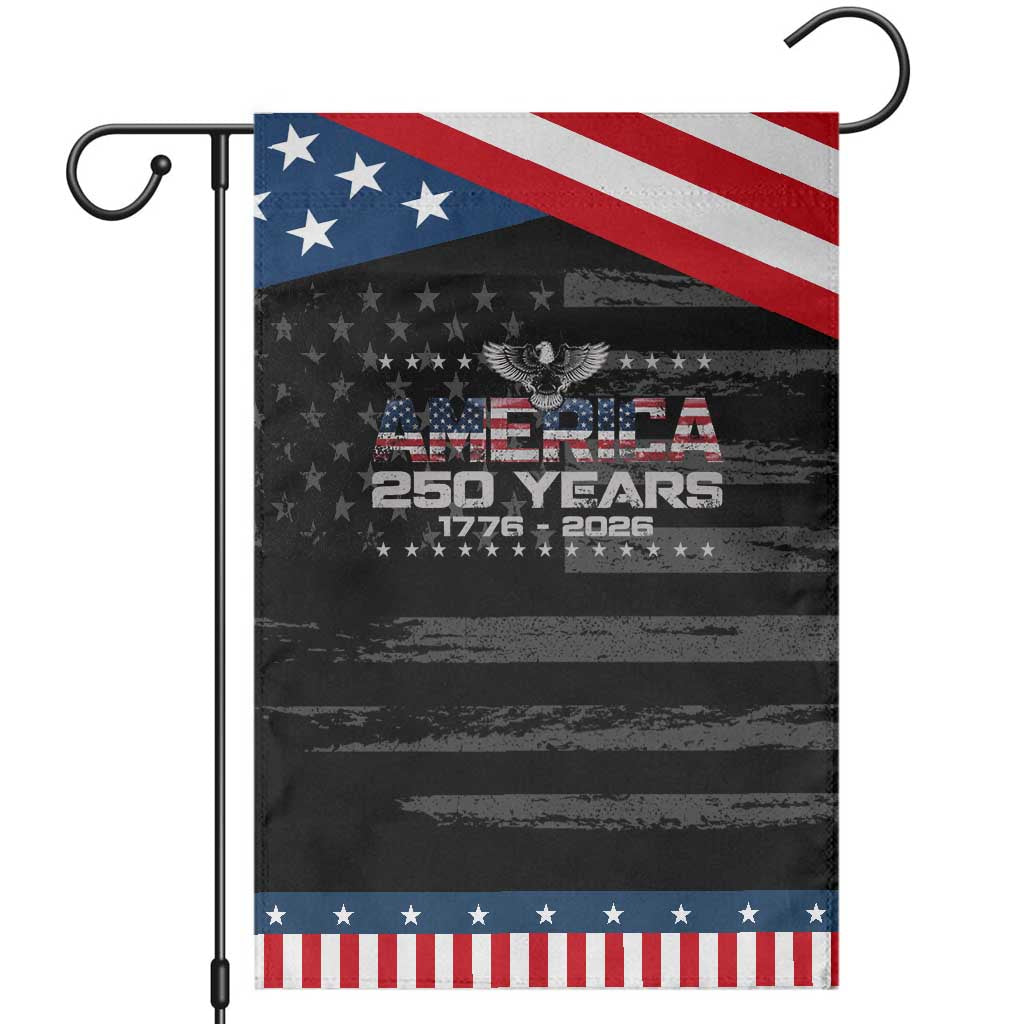 250th Anniversary USA Patriotic Garden Flag Vintage Eagle 250 Years American 1776 2026 US Flag