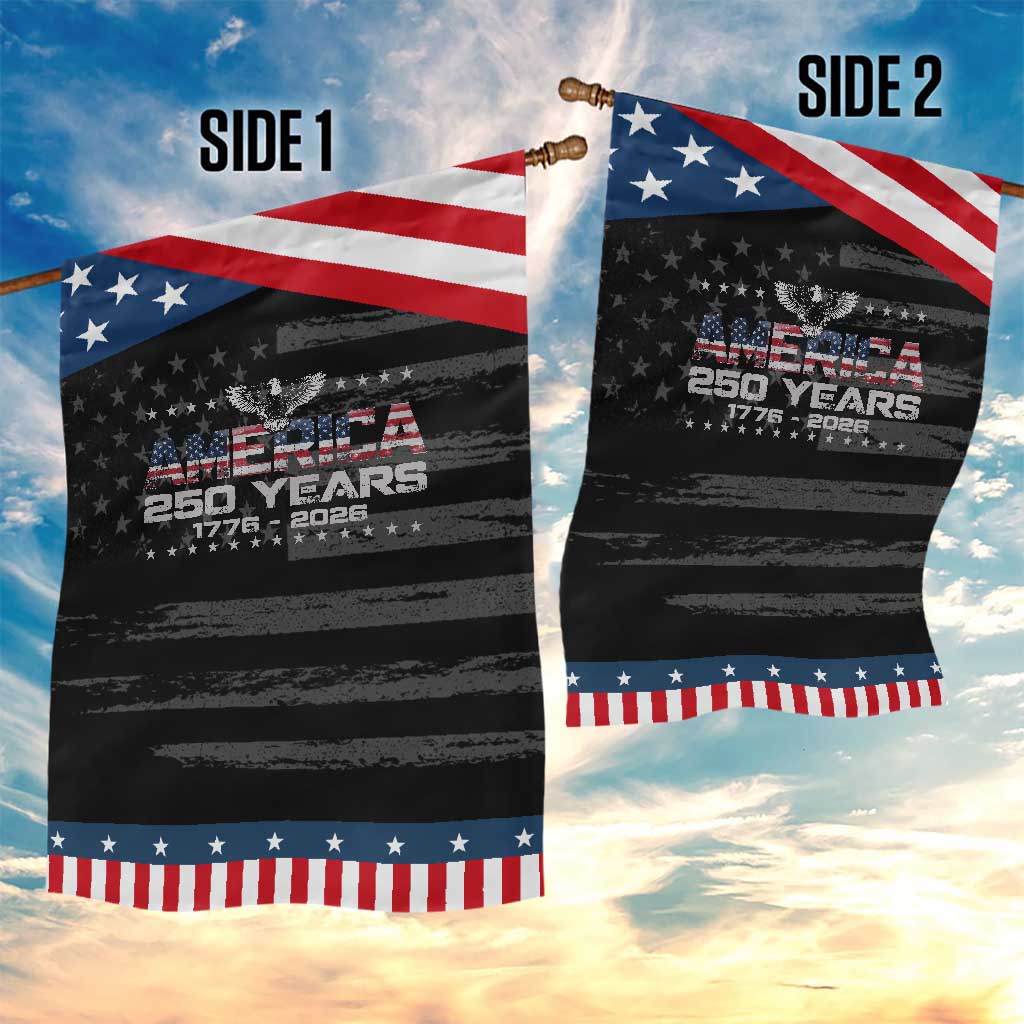 250th Anniversary USA Patriotic Garden Flag Vintage Eagle 250 Years American 1776 2026 US Flag