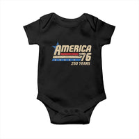 250th Anniversary USA Baby Onesie America Retro 250 Years 1776 2026