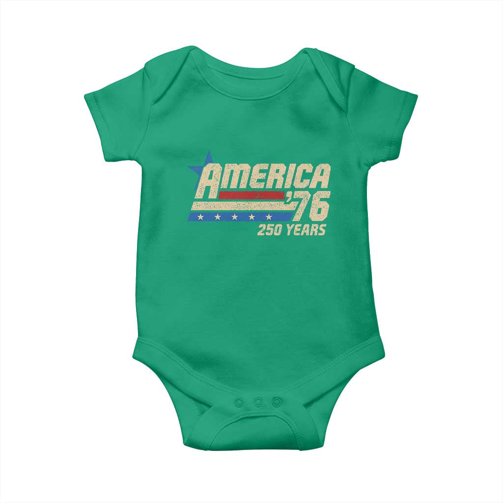 250th Anniversary USA Baby Onesie America Retro 250 Years 1776 2026
