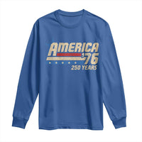 250th Anniversary USA Long Sleeve Shirt America Retro 250 Years 1776 2026