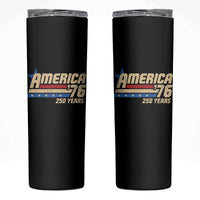250th Anniversary USA Skinny Tumbler America Retro 250 Years 1776 2026