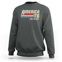 250th Anniversary USA Sweatshirt America Retro 250 Years 1776 2026