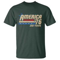 250th Anniversary USA T Shirt America Retro 250 Years 1776 2026