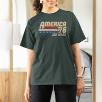 250th Anniversary USA T Shirt For Women America Retro 250 Years 1776 2026