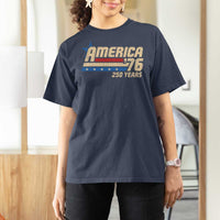 250th Anniversary USA T Shirt For Women America Retro 250 Years 1776 2026