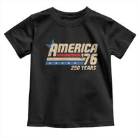 250th Anniversary USA Toddler T Shirt America Retro 250 Years 1776 2026
