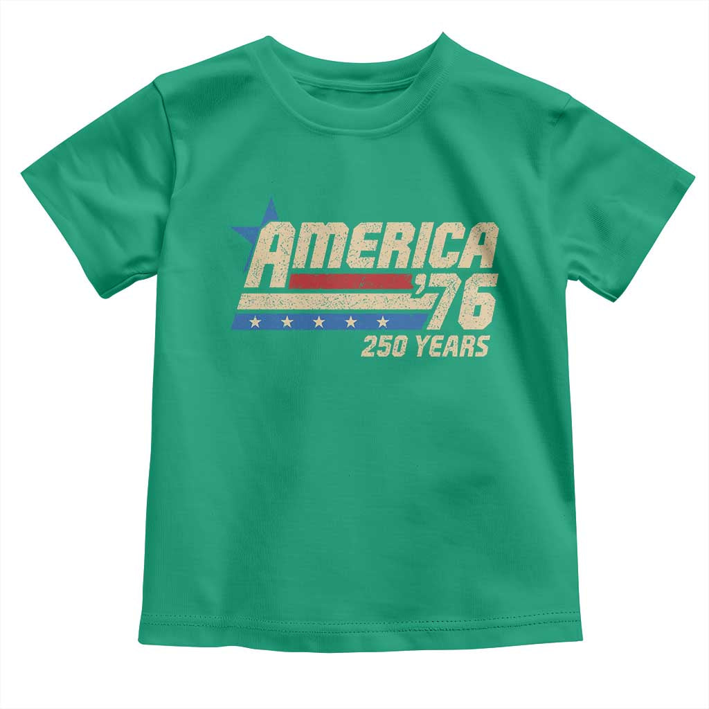 250th Anniversary USA Toddler T Shirt America Retro 250 Years 1776 2026