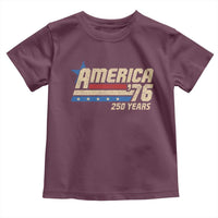250th Anniversary USA Toddler T Shirt America Retro 250 Years 1776 2026