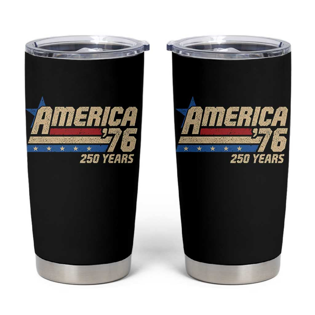 250th Anniversary USA Tumbler Cup America Retro 250 Years 1776 2026