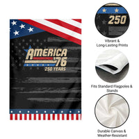 250th Anniversary USA Patriotic Garden Flag America Retro 250 Years 1776 2026