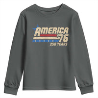 250th Anniversary USA Youth Sweatshirt America Retro 250 Years 1776 2026