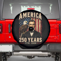 America 250 Years Abraham Lincoln Spare Tire Cover Retro Eagle 250th Anniversary USA Flag 1776 2026