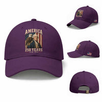 America 250 Years George Washington Baseball Cap Retro Eagle 250th Anniversary USA Flag 1776 2026