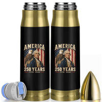 America 250 Years George Washington Bullet Tumbler Retro Eagle 250th Anniversary USA Flag 1776 2026