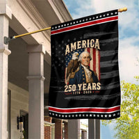 America 250 Years George Washington Patriotic Garden Flag Retro Eagle 250th Anniversary USA Flag 1776 2026