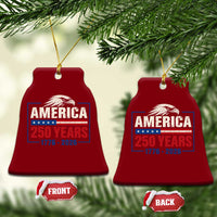 250 Anniversary USA Ceramic Ornament Retro Eagle 250 Years Of Freedom 1776 2026