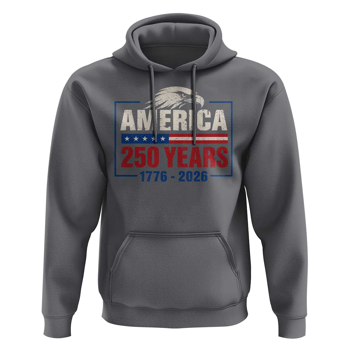 250 Anniversary USA Hoodie Retro Eagle 250 Years Of Freedom 1776 2026