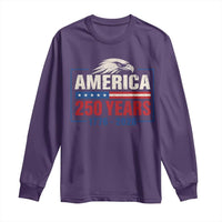 250 Anniversary USA Long Sleeve Shirt Retro Eagle 250 Years Of Freedom 1776 2026