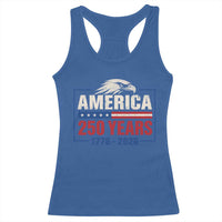 250 Anniversary USA Racerback Tank Top Retro Eagle 250 Years Of Freedom 1776 2026