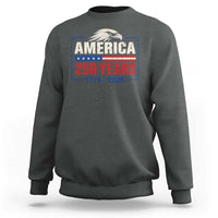 250 Anniversary USA Sweatshirt Retro Eagle 250 Years Of Freedom 1776 2026
