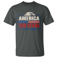 250 Anniversary USA T Shirt Retro Eagle 250 Years Of Freedom 1776 2026