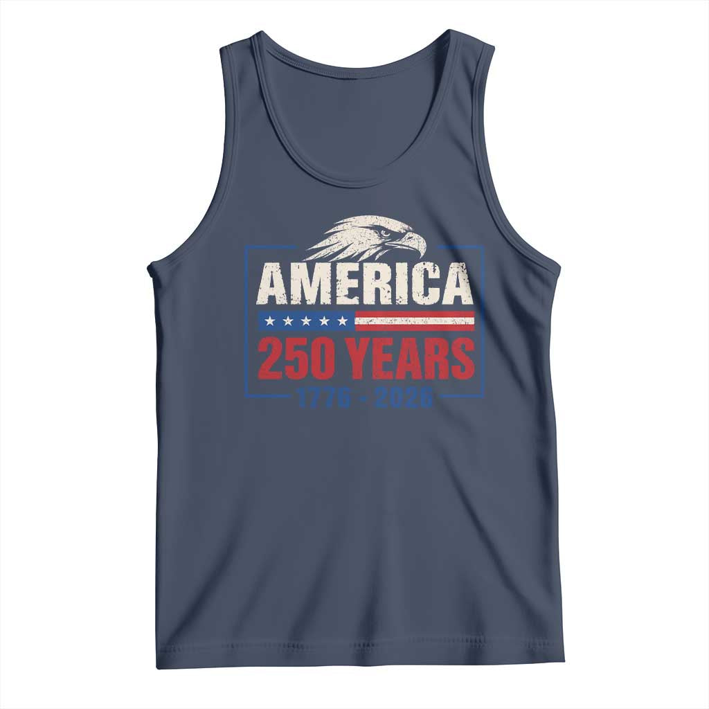 250 Anniversary USA Tank Top Retro Eagle 250 Years Of Freedom 1776 2026