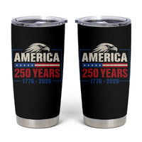 250 Anniversary USA Tumbler Cup Retro Eagle 250 Years Of Freedom 1776 2026