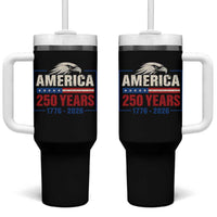 250 Anniversary USA Tumbler With Handle Retro Eagle 250 Years Of Freedom 1776 2026