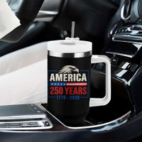 250 Anniversary USA Tumbler With Handle Retro Eagle 250 Years Of Freedom 1776 2026